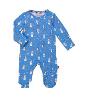 Magnetic Me Snow Much Fun Onesie - Blue, size NB